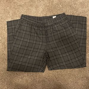 Plaid gray pants from Anne Klein
